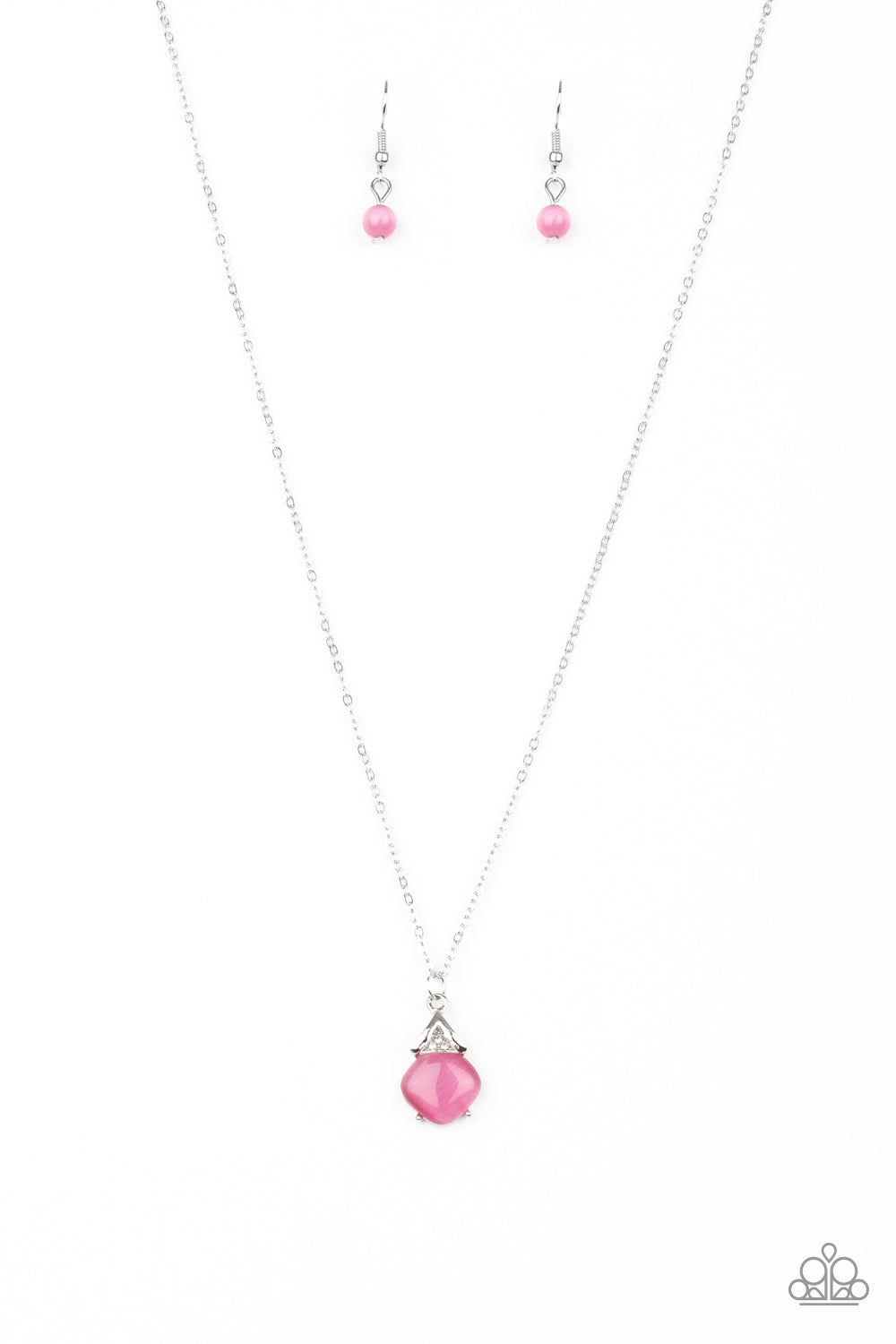 five-dollar-jewelry-romantic-razzle-pink-necklace-paparazzi-accessories
