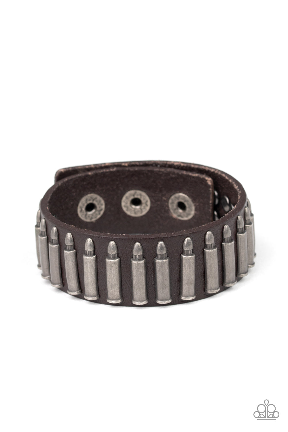 five-dollar-jewelry-armed-and-dangerous-brown-bracelet-paparazzi-accessories
