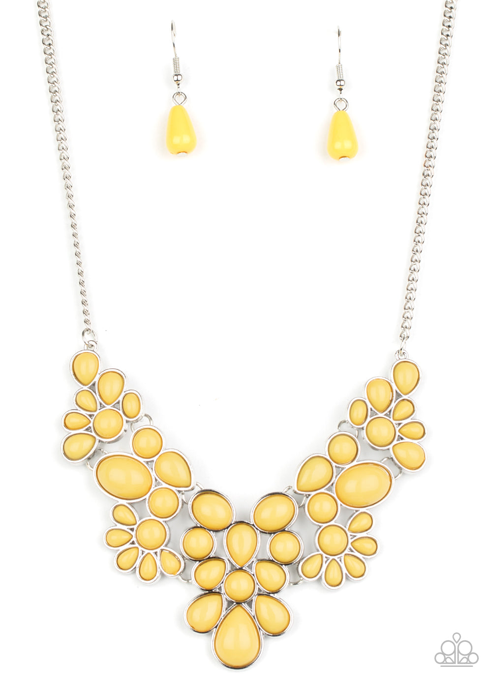 five-dollar-jewelry-bohemian-banquet-yellow-necklace-paparazzi-accessories