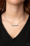 Sparkly Spectrum - Blue Necklace - Paparazzi Accessories