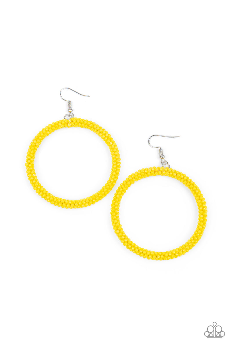 five-dollar-jewelry-beauty-and-the-beach-yellow-earrings-paparazzi-accessories