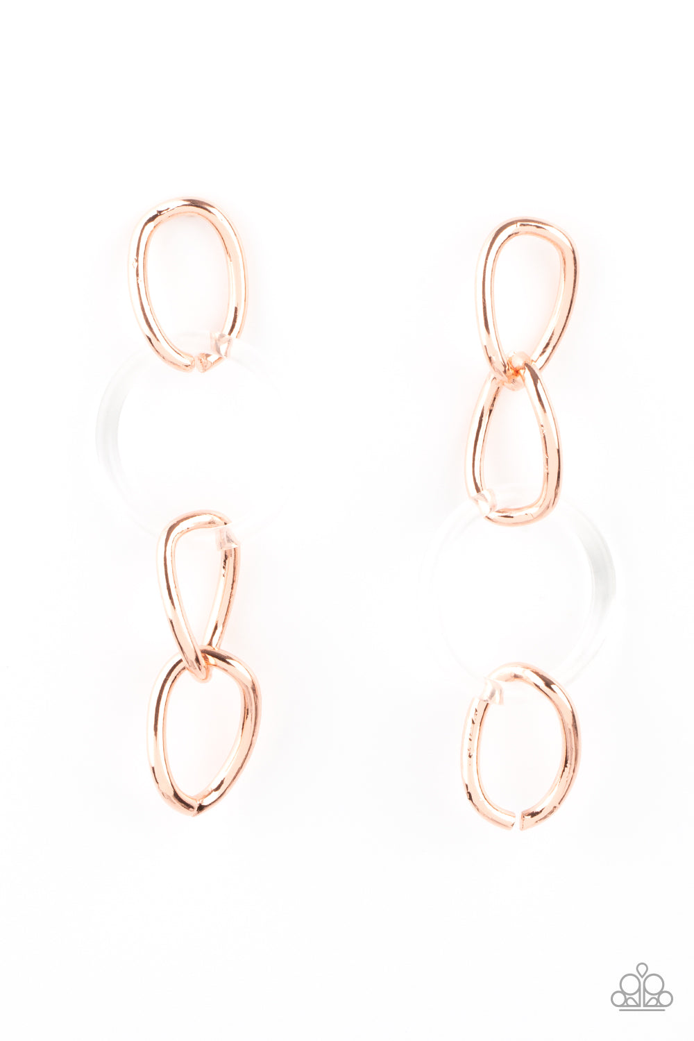 five-dollar-jewelry-talk-in-circles-copper-post earrings-paparazzi-accessories