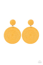 five-dollar-jewelry-circulate-the-room-yellow-post earrings-paparazzi-accessories
