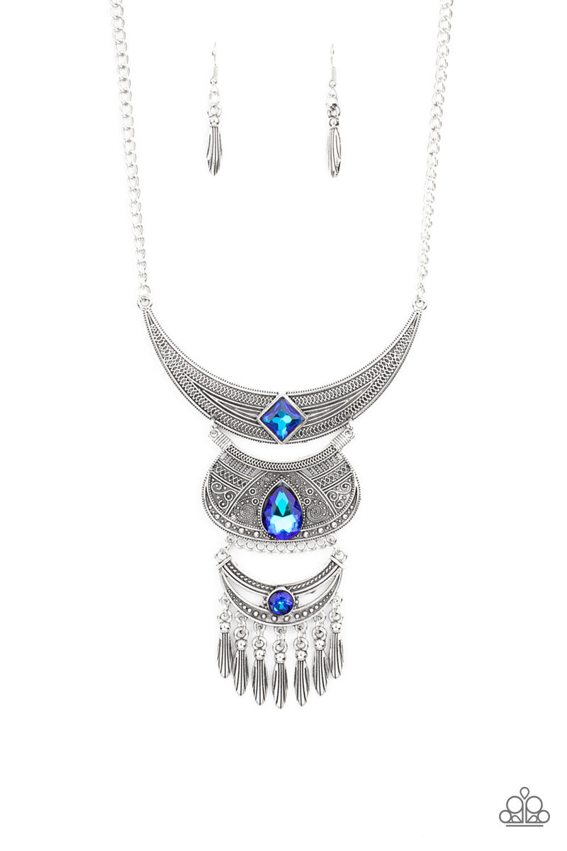 five-dollar-jewelry-lunar-enchantment-blue-necklace-paparazzi-accessories