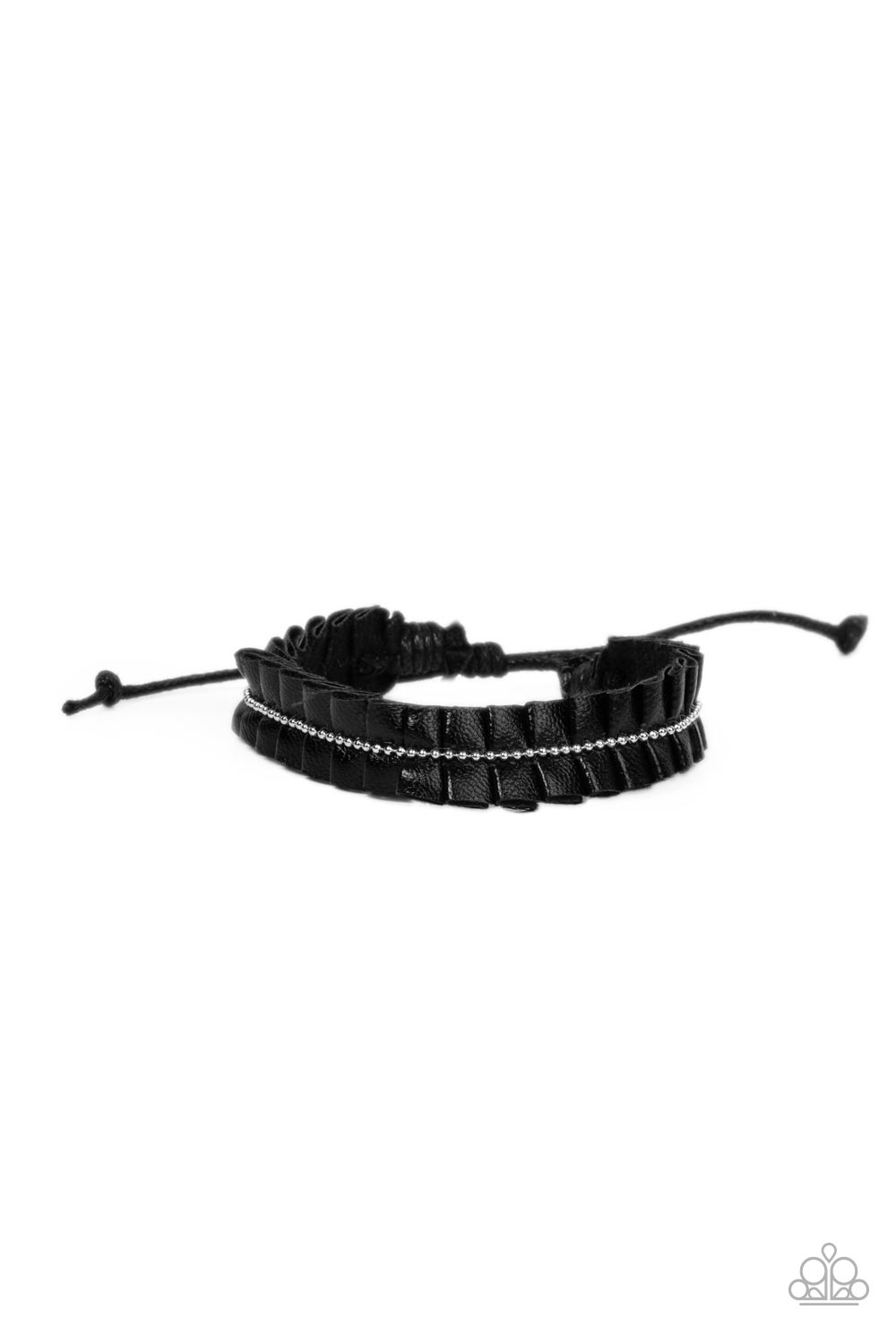five-dollar-jewelry-hard-to-pleats-black-bracelet-paparazzi-accessories
