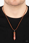 Holistic Harmony - Orange Necklace - Paparazzi Accessories