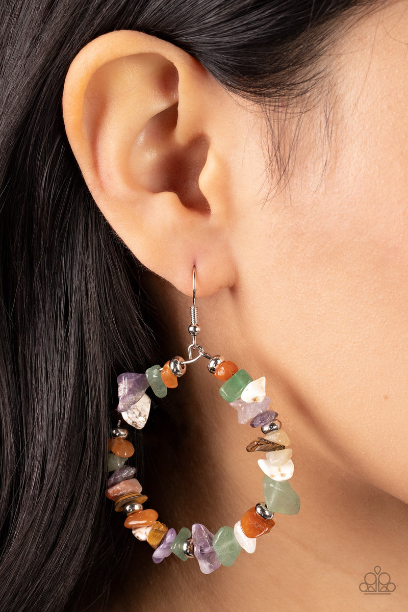 Handmade Dainty Glass Beads Threader Earrings for Women Fishhook Fashion  Jewelry