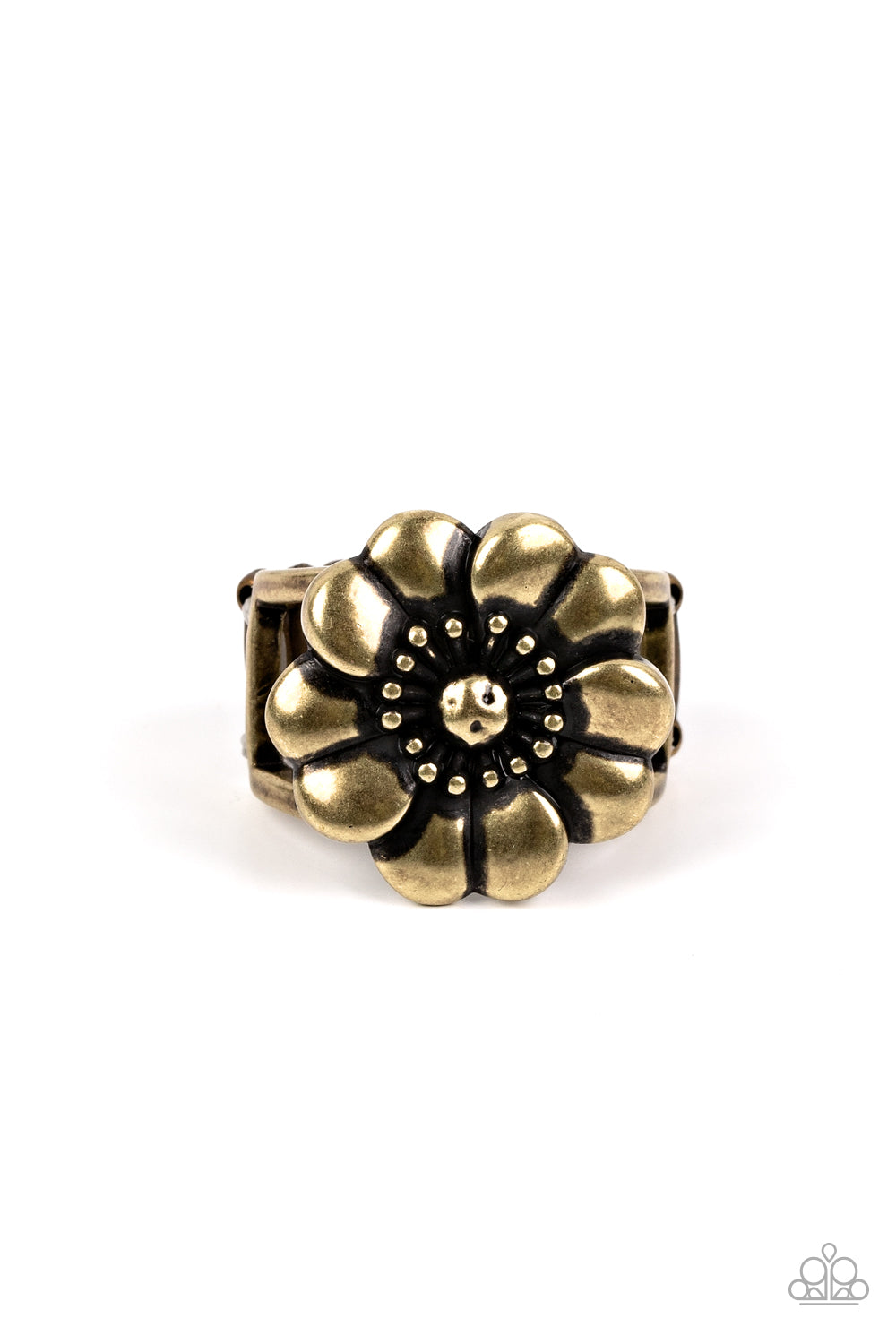 five-dollar-jewelry-floral-farmstead-brass-ring-paparazzi-accessories