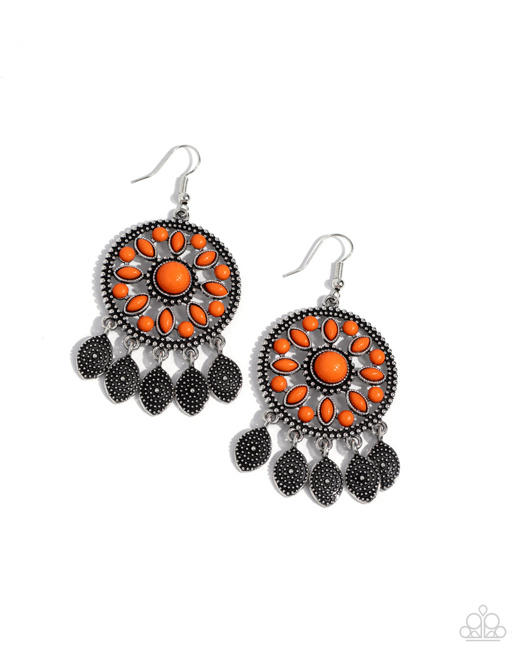 five-dollar-jewelry-sagebrush-symphony-orange-earrings-paparazzi-accessories