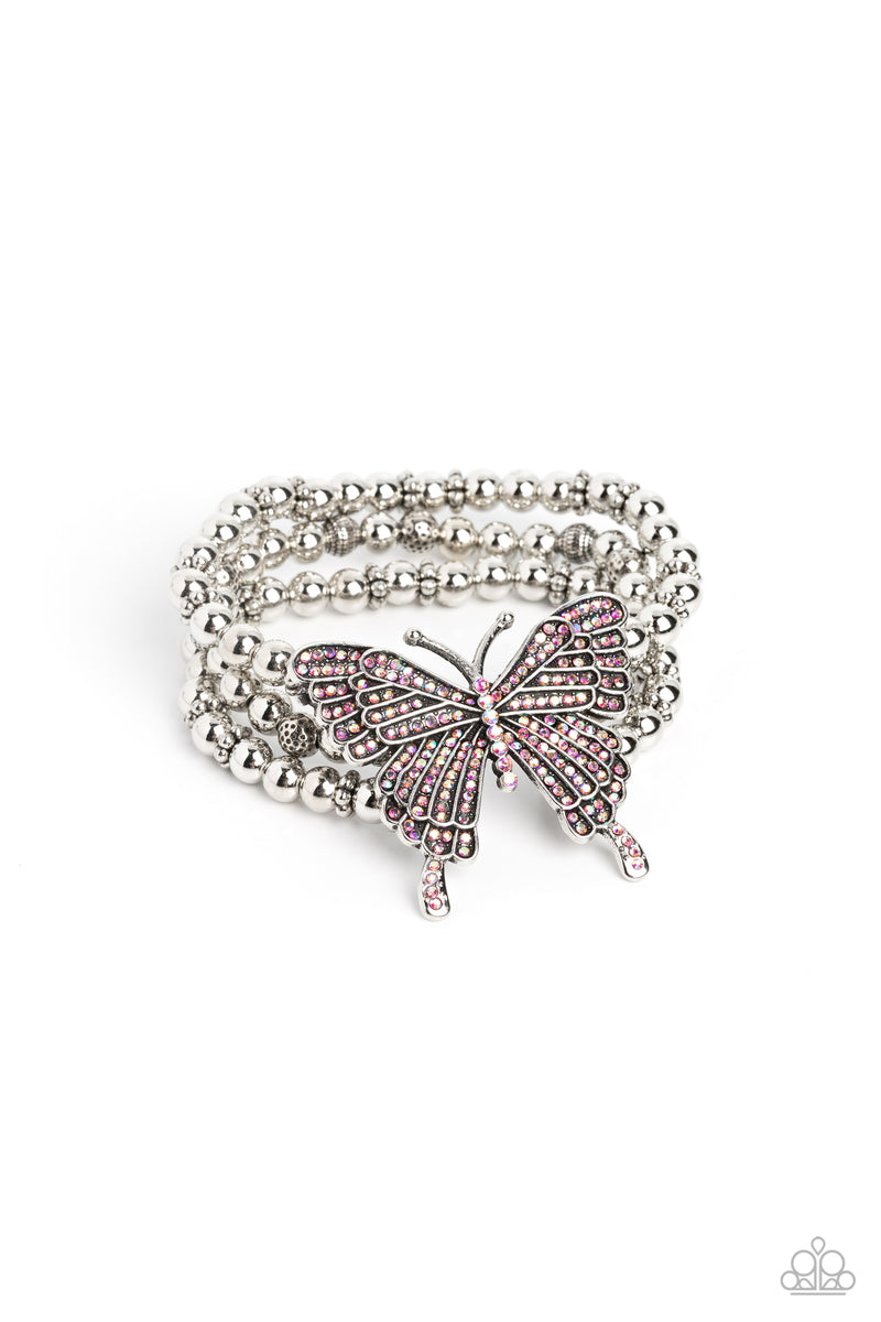 First WINGS First - Pink Bracelet - Paparazzi Accessories – Five