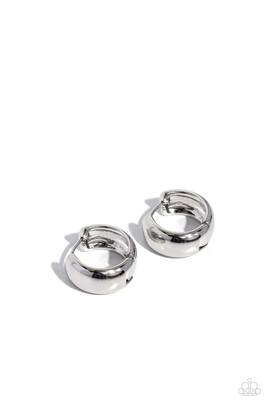 five-dollar-jewelry-hinged-halftime-silver-earrings-paparazzi-accessories