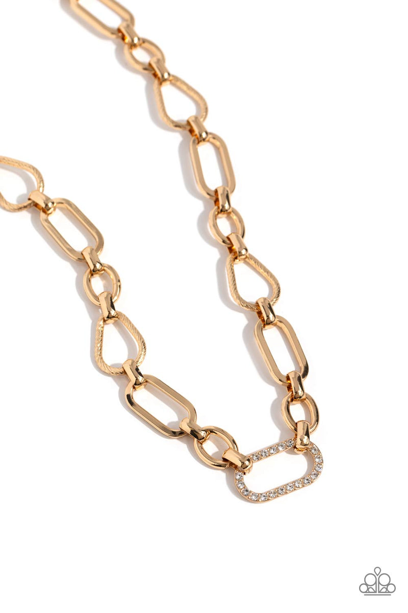 Gold Exclusive Chain Diamond Necklace 9/23