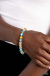 Clear Craze - Blue Bracelet - Paparazzi Accessories