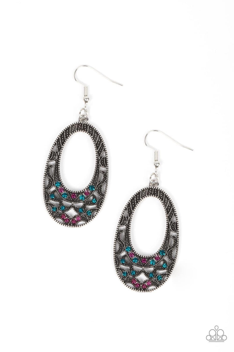 Colorfully Moon Child - Multi Earrings