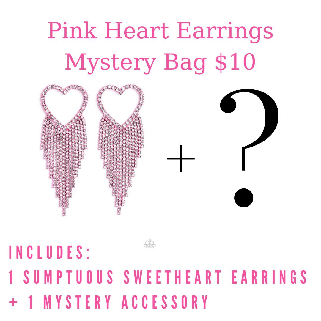 pink heart earrings in lv｜TikTok Search