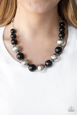 Floral Fusion - Black Necklace