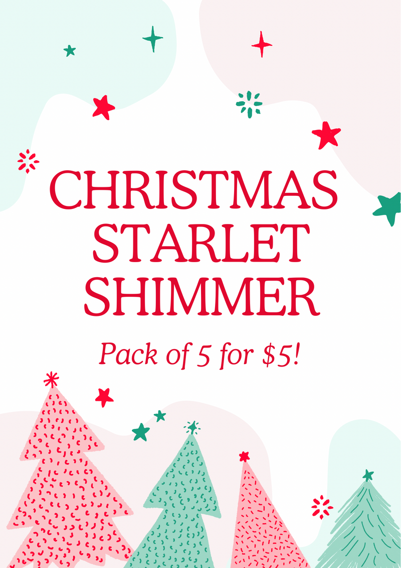 Christmas Starlet Shimmer 5 Pack!