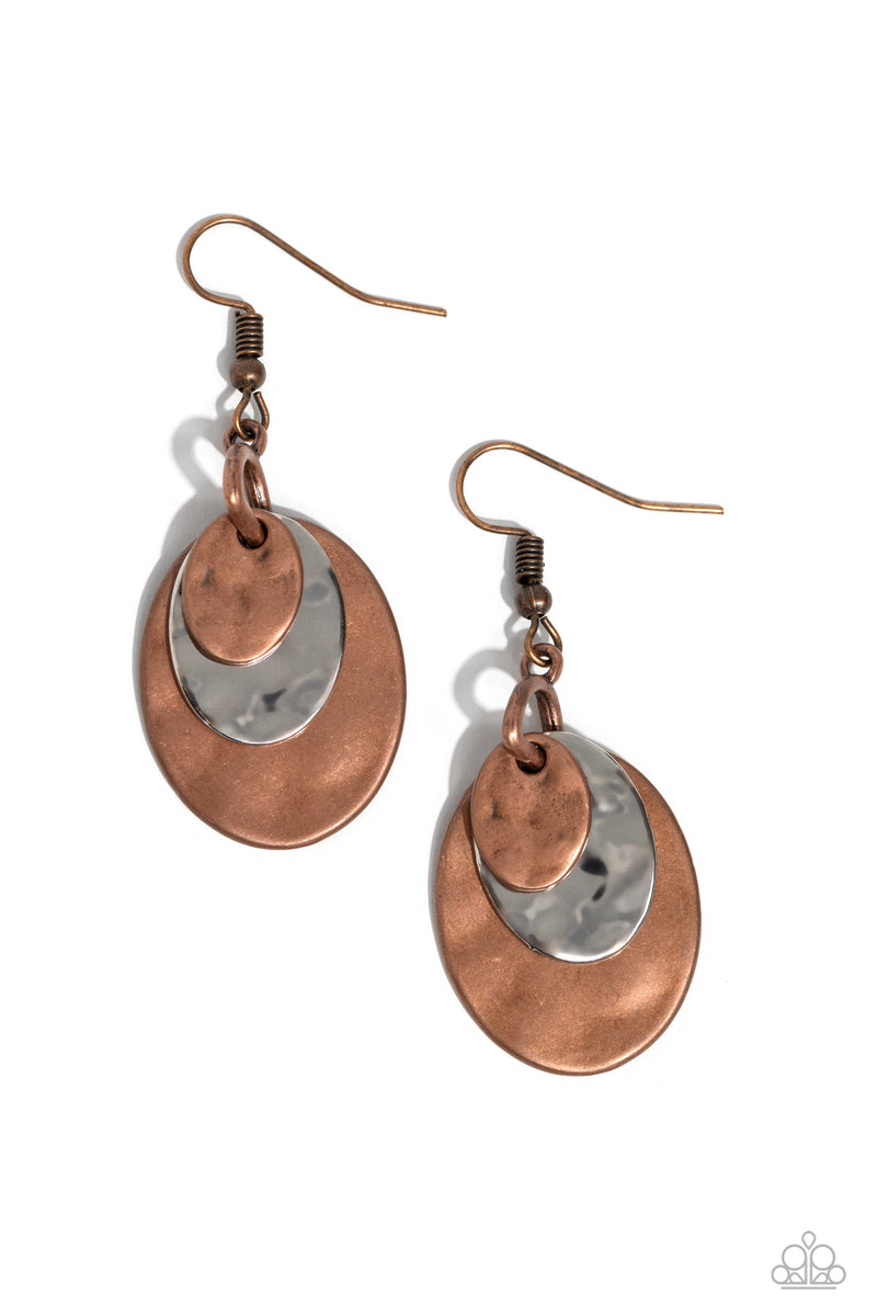 five-dollar-jewelry-hammered-homespun-copper-earrings-paparazzi-accessories