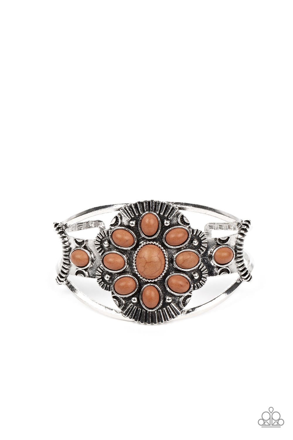 five-dollar-jewelry-wistfully-western-brown-bracelet-paparazzi-accessories