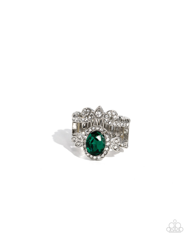 five-dollar-jewelry-parisian-pinnacle-green-ring-paparazzi-accessories