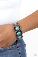 World Traveler - Blue Bracelet - Paparazzi Accessories