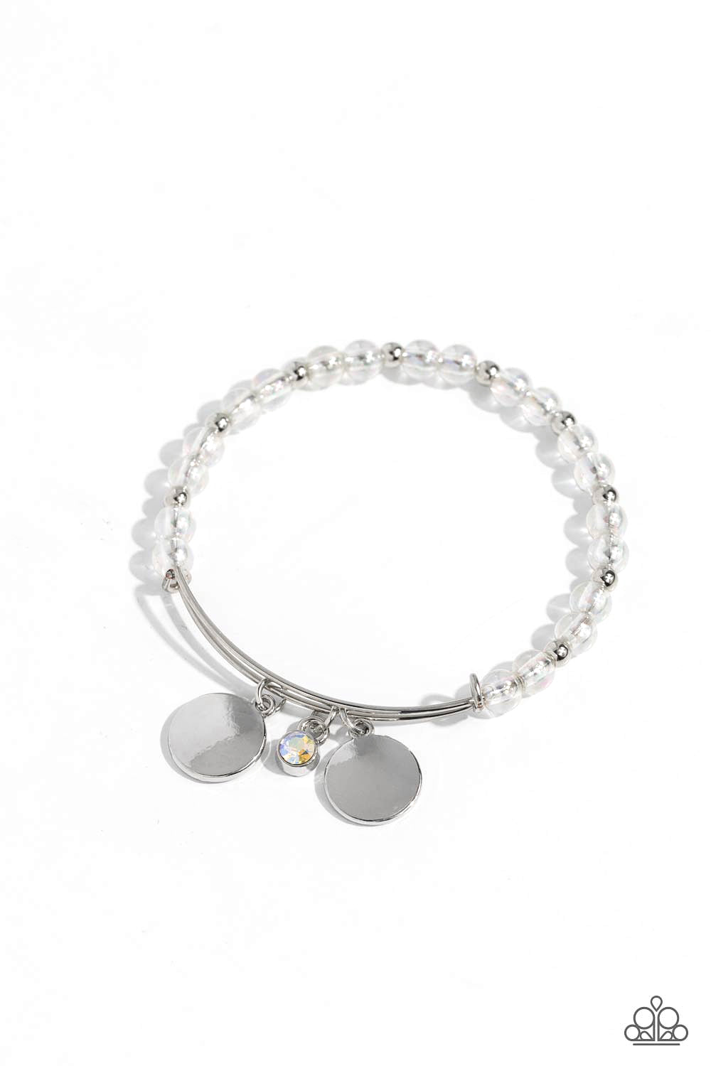 five-dollar-jewelry-bodacious-beacon-white-bracelet-paparazzi-accessories