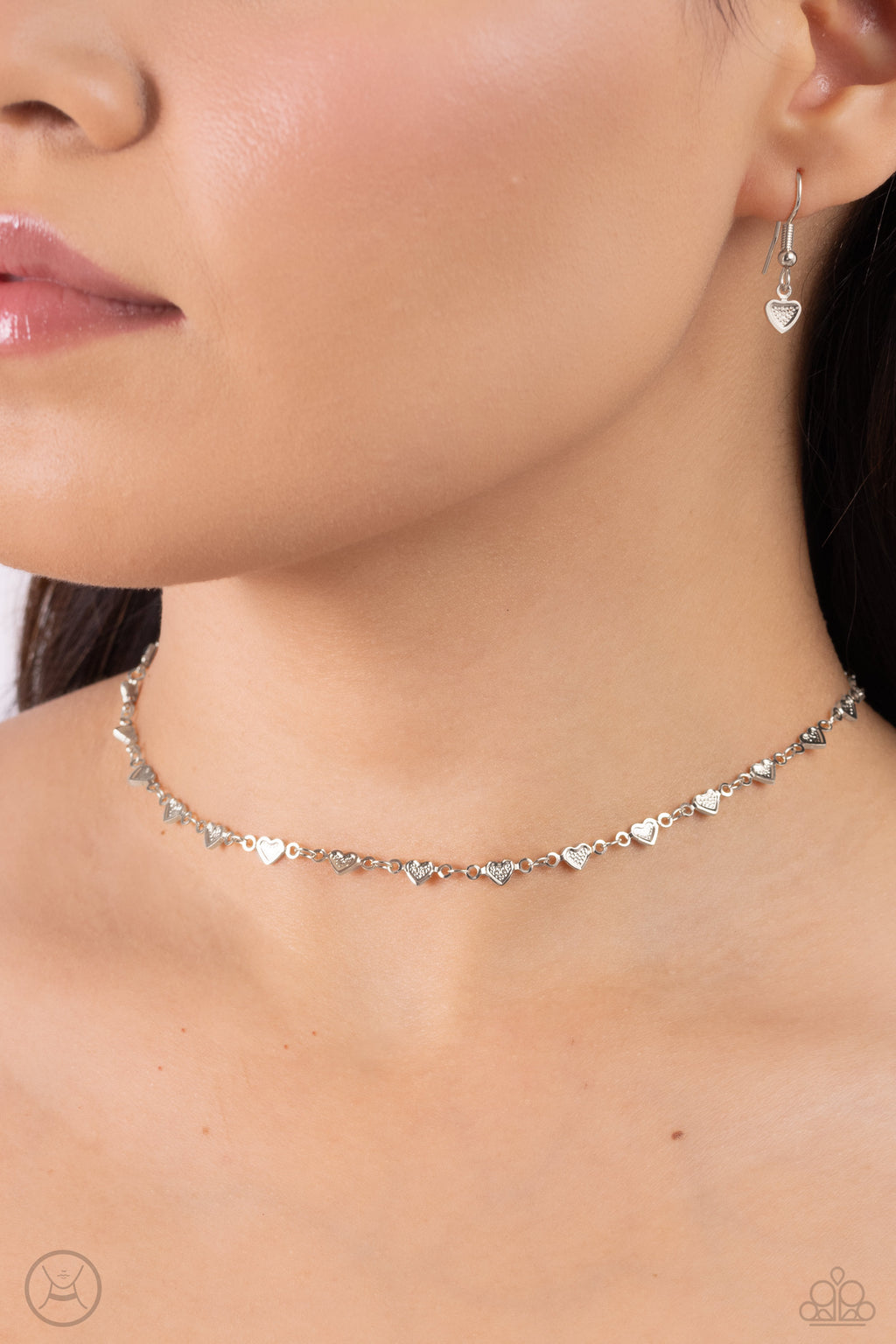 Cupid Catwalk - Silver Necklace - Paparazzi Accessories