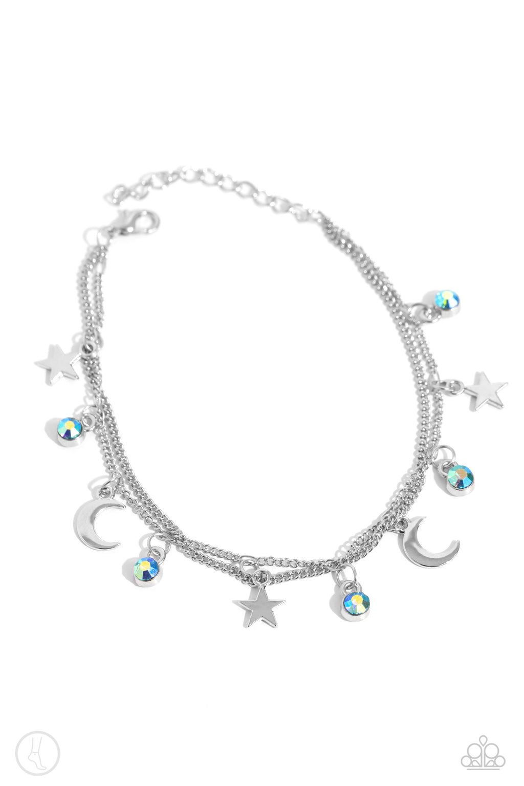 five-dollar-jewelry-stellar-sashay-blue-anklet-paparazzi-accessories