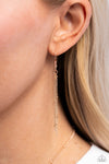 Initial Elegance - Rose Gold - A Necklace - Paparazzi Accessories