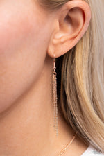 Initial Elegance - Rose Gold - K Necklace - Paparazzi Accessories