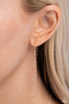 Initial Elegance - Rose Gold - L Necklace - Paparazzi Accessories