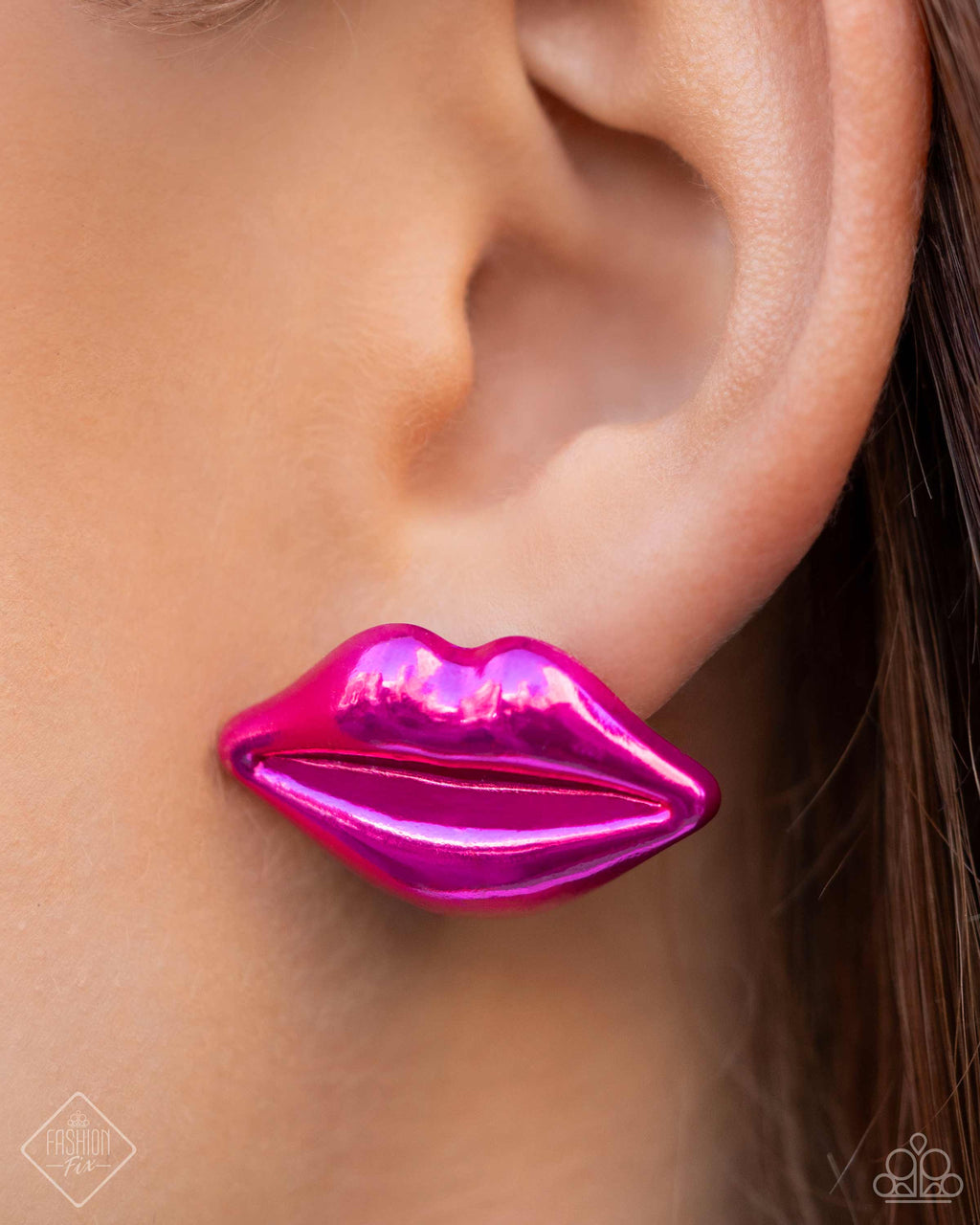 Diva Decoration - Pink Post Earrings - Paparazzi Accessories