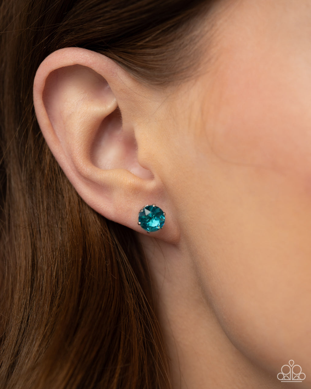 Breathtaking Birthstone - Blue Post Earrings - Paparazzi Accessories