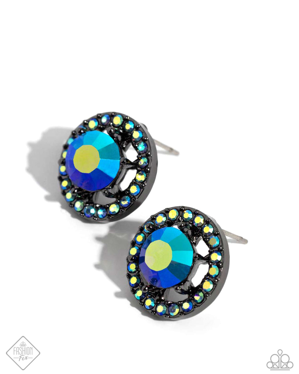 five-dollar-jewelry-dynamic-dominance-blue-post earrings-paparazzi-accessories