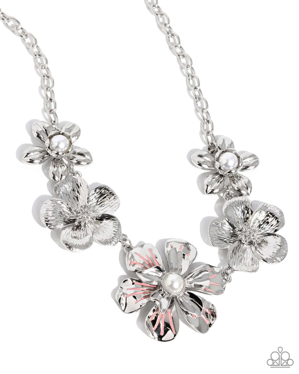 five-dollar-jewelry-flower-move-orange-necklace-paparazzi-accessories