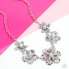 FLOWER Move - White Necklace - Paparazzi Accessories