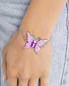 Aerial Adornment - Purple Bracelet - Paparazzi Accessories