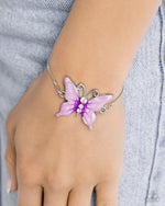 Aerial Adornment - Purple Bracelet - Paparazzi Accessories