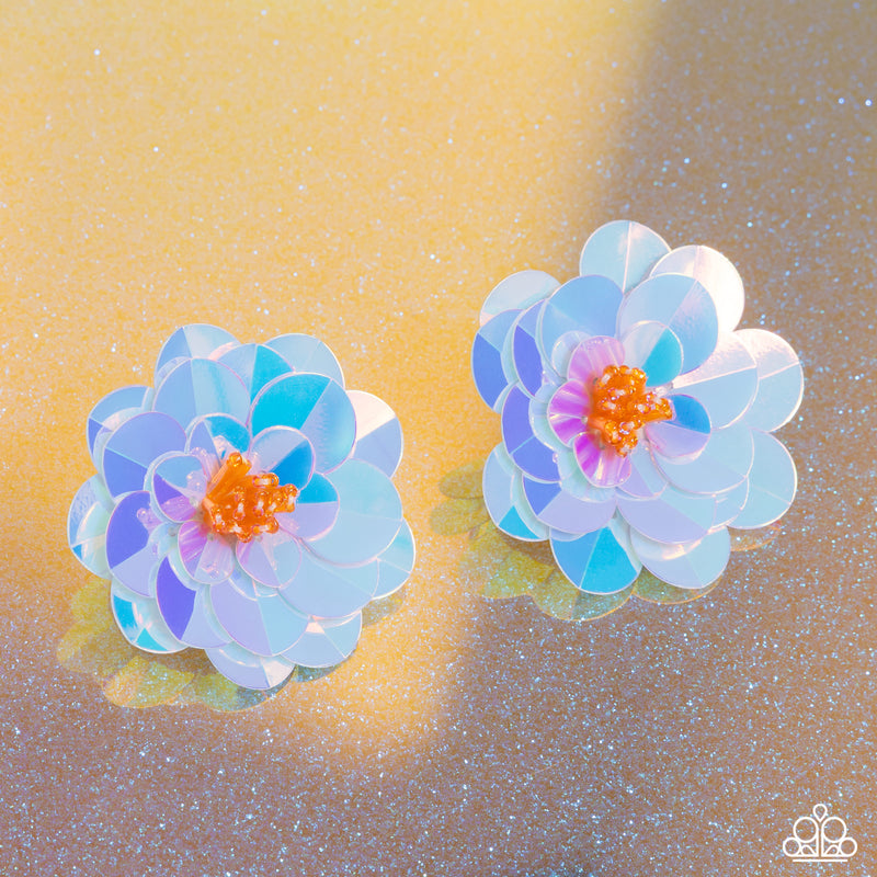 Floating Florals - Multi Post Earrings - Paparazzi Accessories