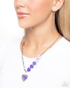 HEART Of The Movement - Purple Necklace - Paparazzi Accessories