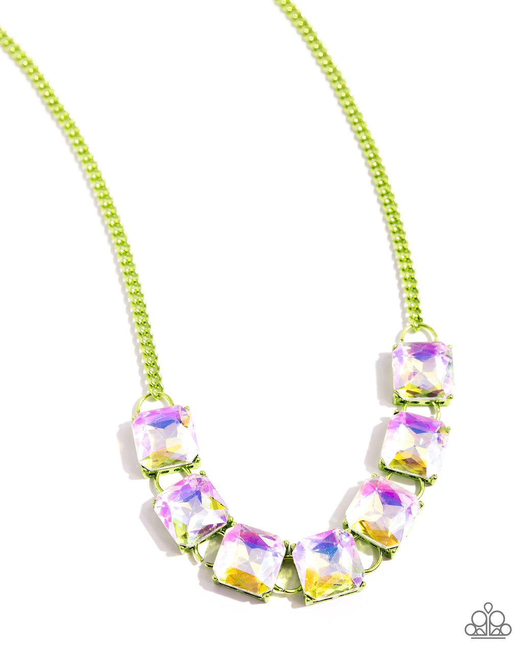 five-dollar-jewelry-i-square-to-secrecy-green-necklace-paparazzi-accessories