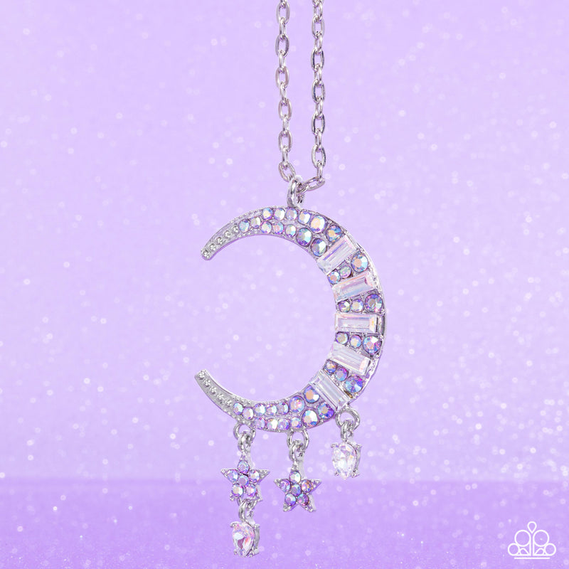 Lunar Landmark - Purple Necklace - Paparazzi Accessories