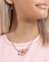 Dainty Deduction - Brown Necklace - Paparazzi Accessories