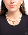 Beachcomber Beauty - Gold Necklace - Paparazzi Accessories