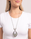 Marquise Melody - White Necklace - Paparazzi Accessories