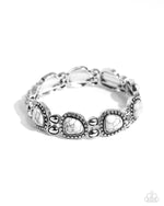 five-dollar-jewelry-harmonious-headliner-white-bracelet-paparazzi-accessories