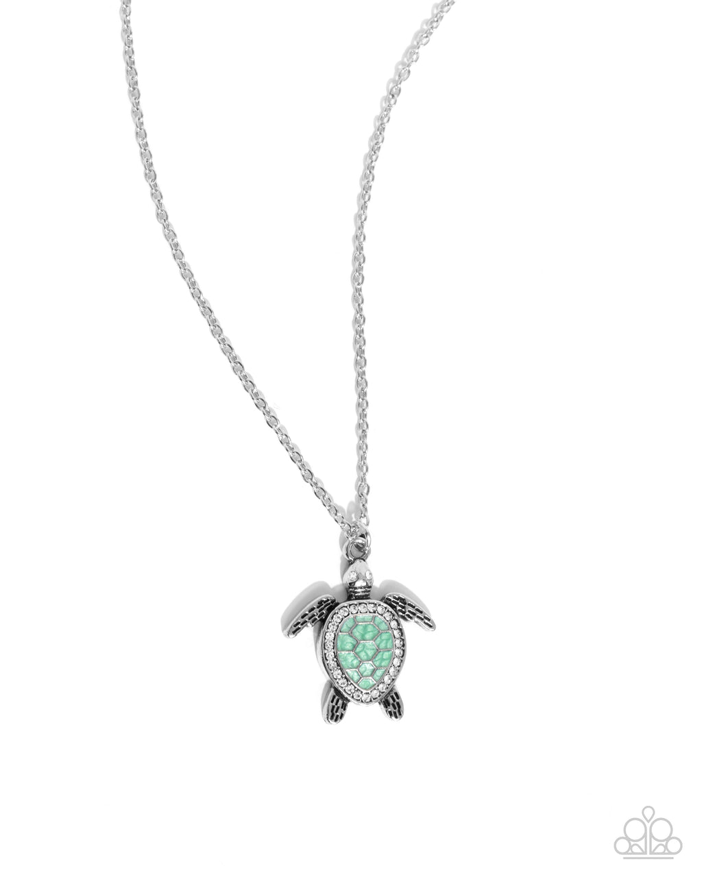 five-dollar-jewelry-turtle-tourist-green-necklace-paparazzi-accessories