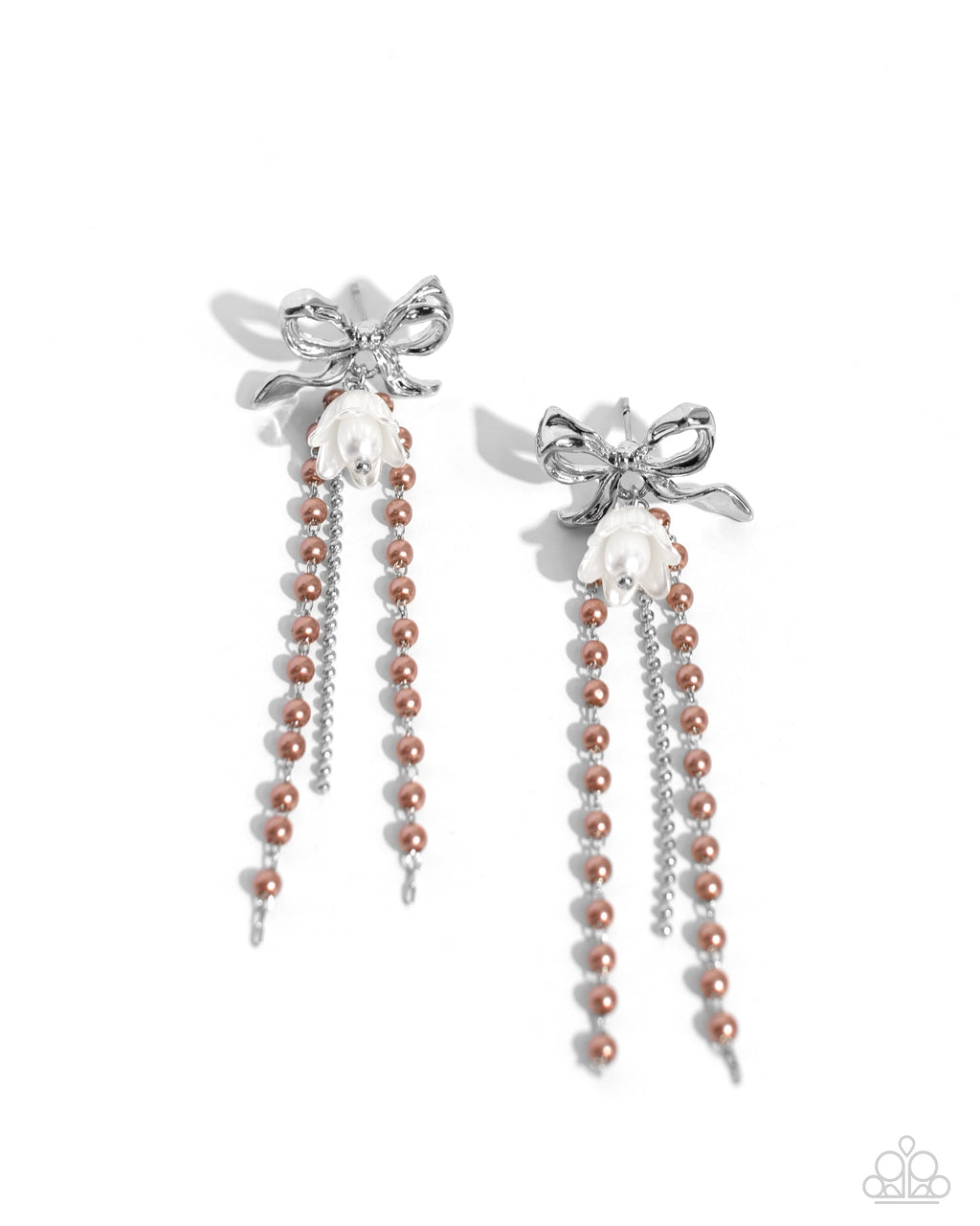 five-dollar-jewelry-garden-gain-brown-post earrings-paparazzi-accessories