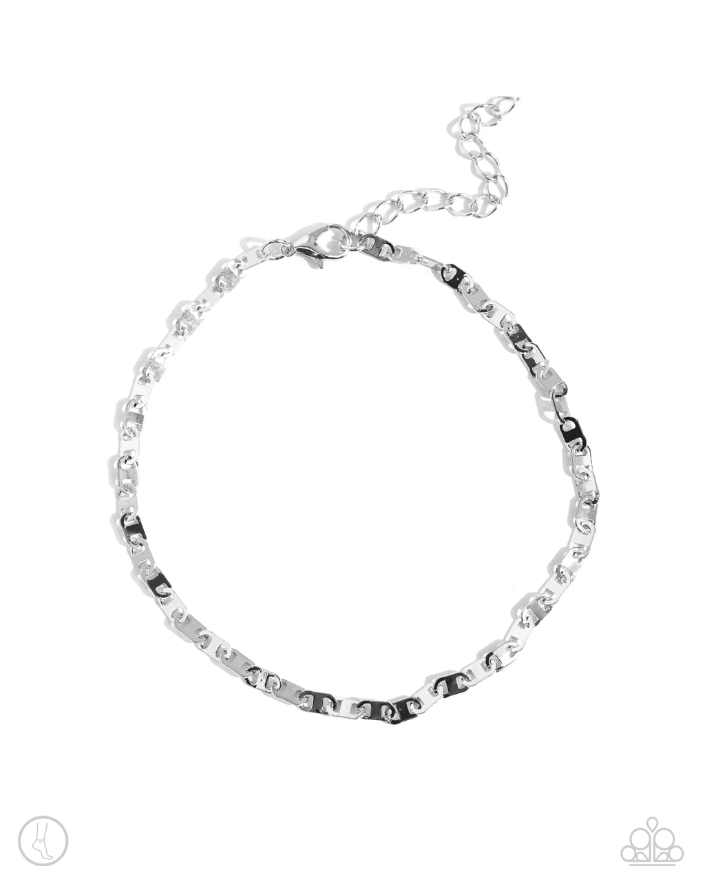five-dollar-jewelry-linked-legacy-silver-anklet-paparazzi-accessories