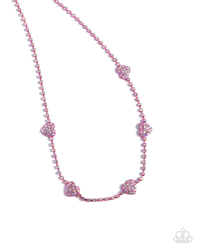 five-dollar-jewelry-homecoming-hearts-pink-necklace-paparazzi-accessories